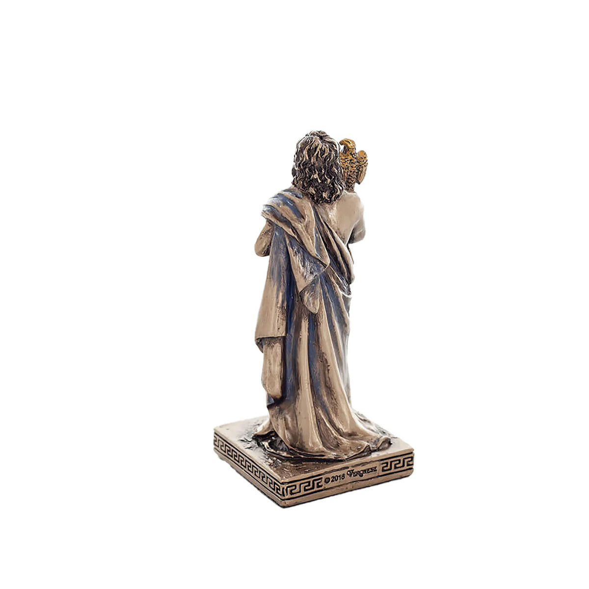 Zeus — Bronze Finish Statue, 8.5 cm – view 3