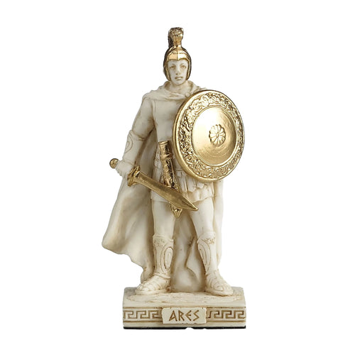 Ares with Sword and Shield Statue – 30 cm – view 1