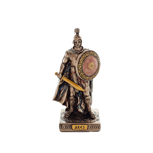 Ares — Bronze-Finish Statue – 8 cm – view 1