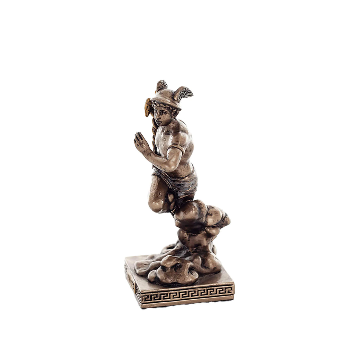 Hermes — Bronze-Finish Statue – 8.9 cm – view 2