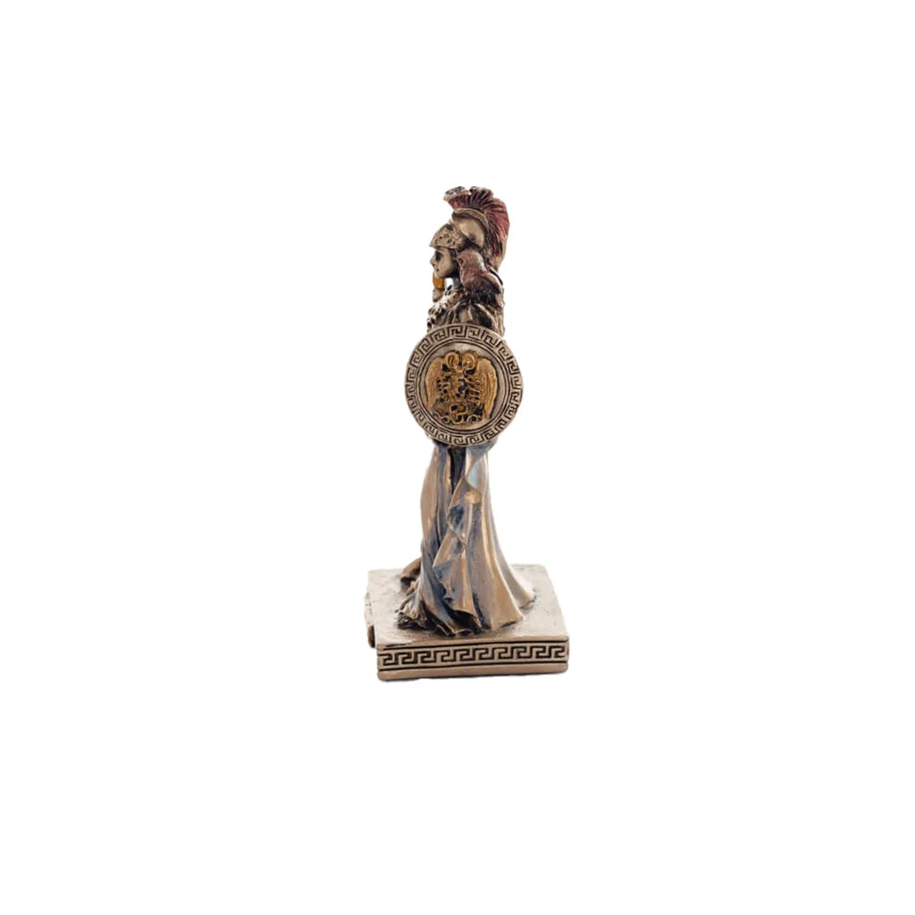 Athena – Goddess of Wisdom – Bronze-Finish Statue – 9.3 cm – view 2