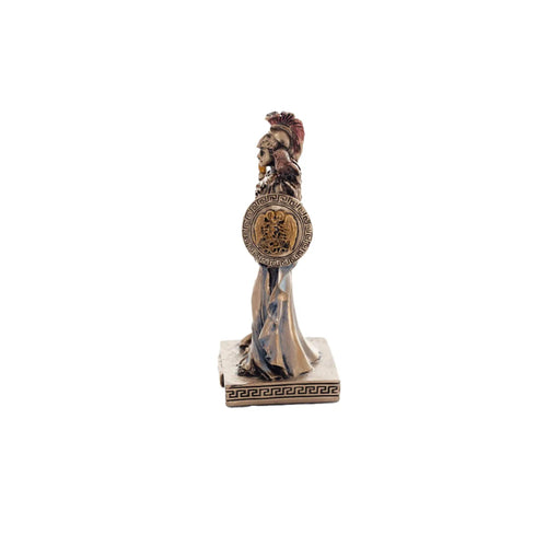 Athena – Goddess of Wisdom – Bronze-Finish Statue – 9.3 cm – view 2