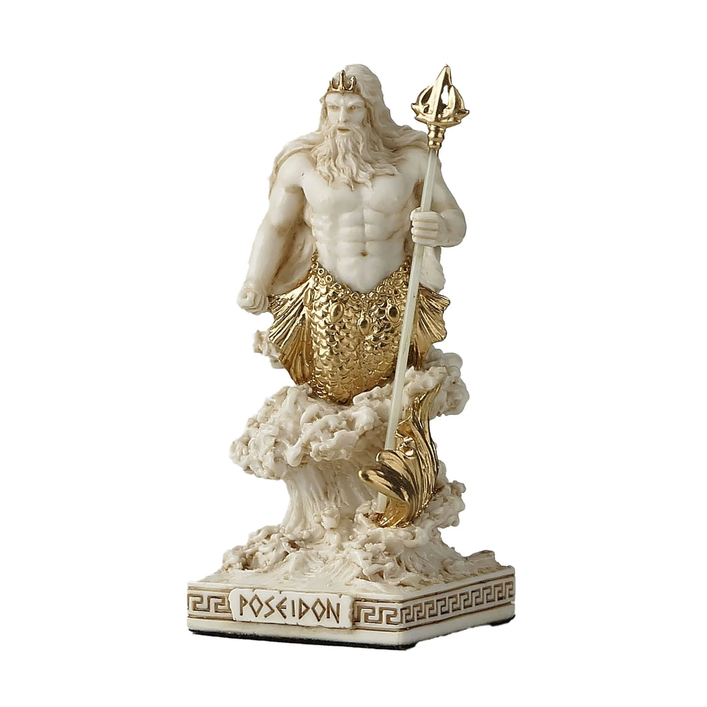 Poseidon with Trident – Resin Statue – 8.8 cm – view 2