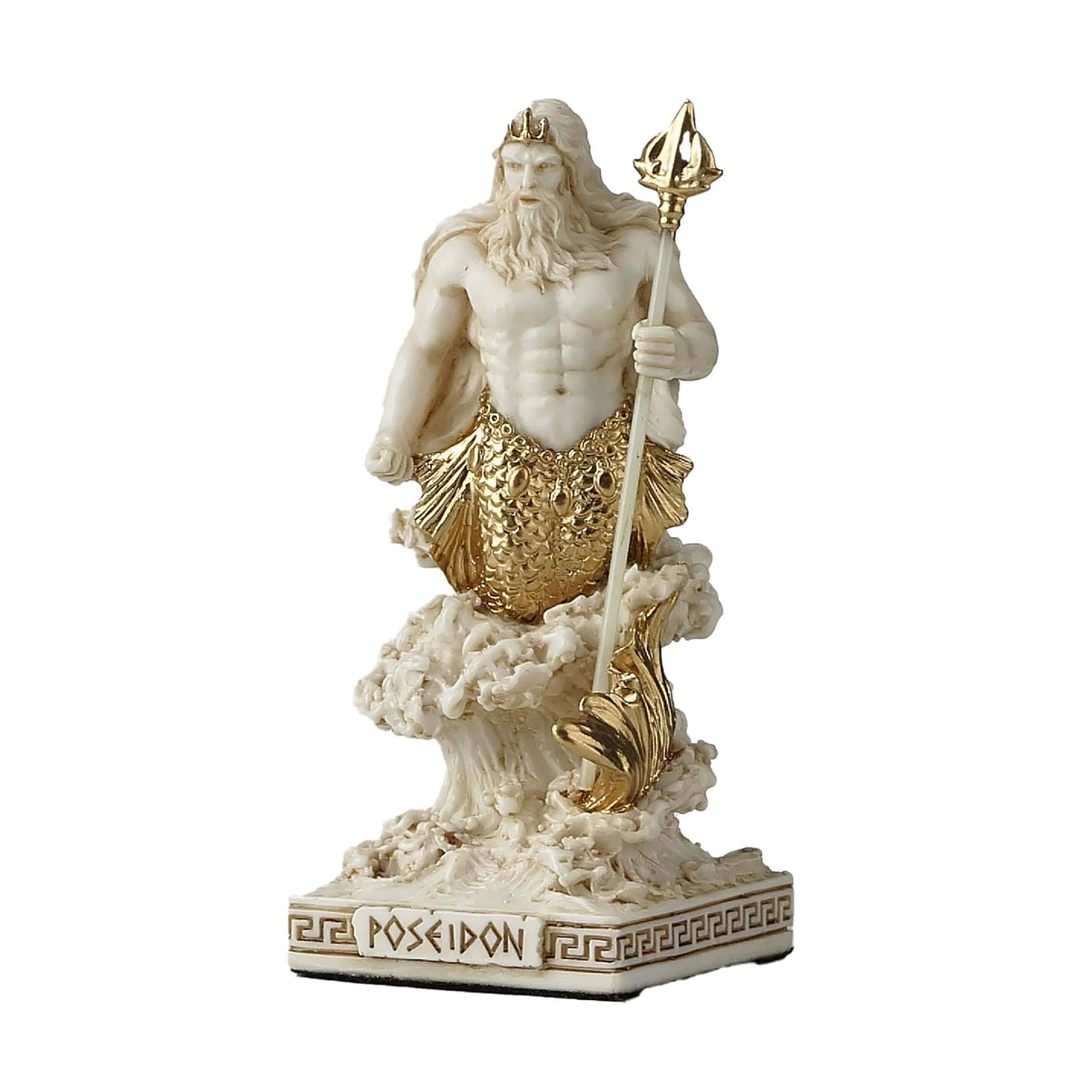 Poseidon with Trident – Resin Statue – 8.8 cm – view 2