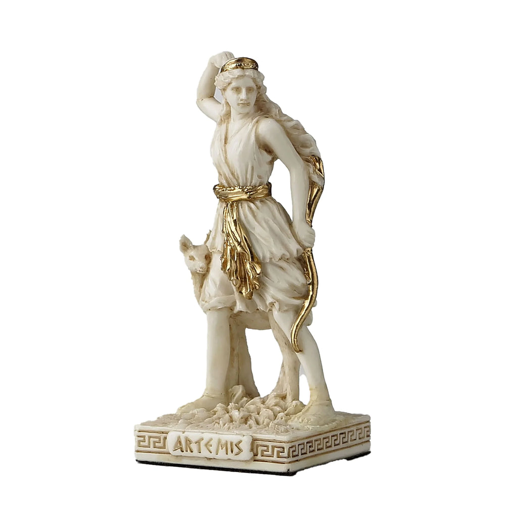 Artemis with Bow and Deer — Resin Statue, 8.7 cm – view 2