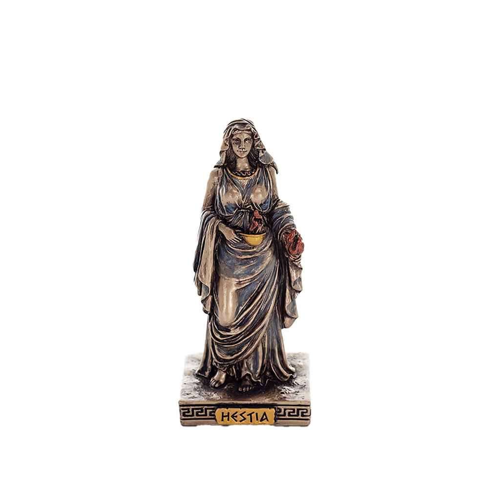 Hestia — Bronze Finish Statue, 8.5 cm – view 1