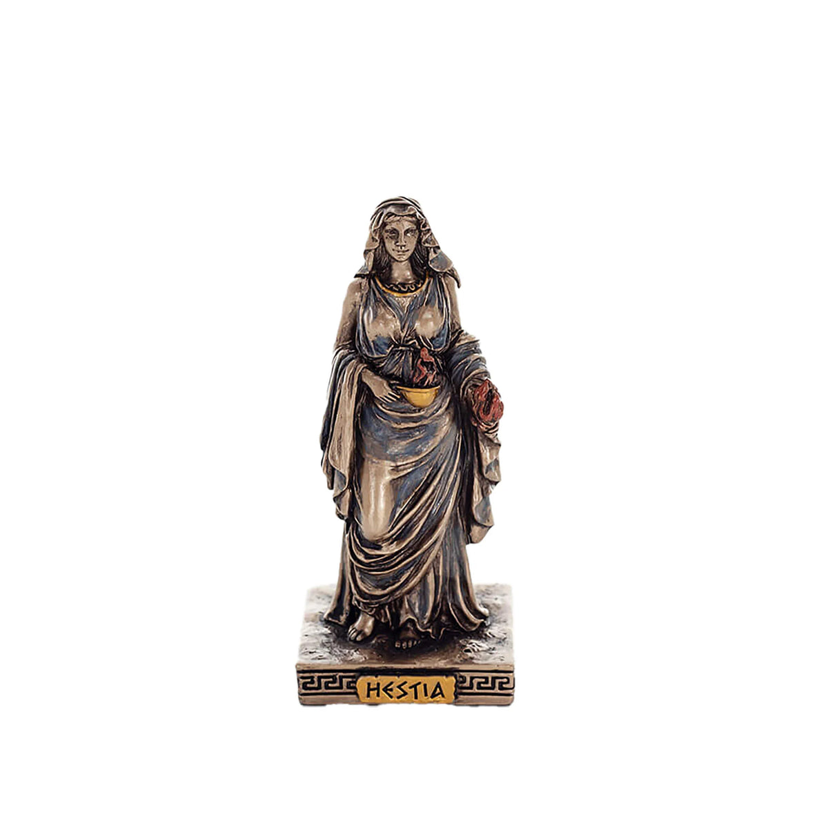 Hestia — Bronze Finish Statue, 8.5 cm – view 1