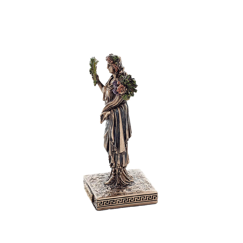 Demeter — Bronze-Finish Statue – 9 cm – view 2