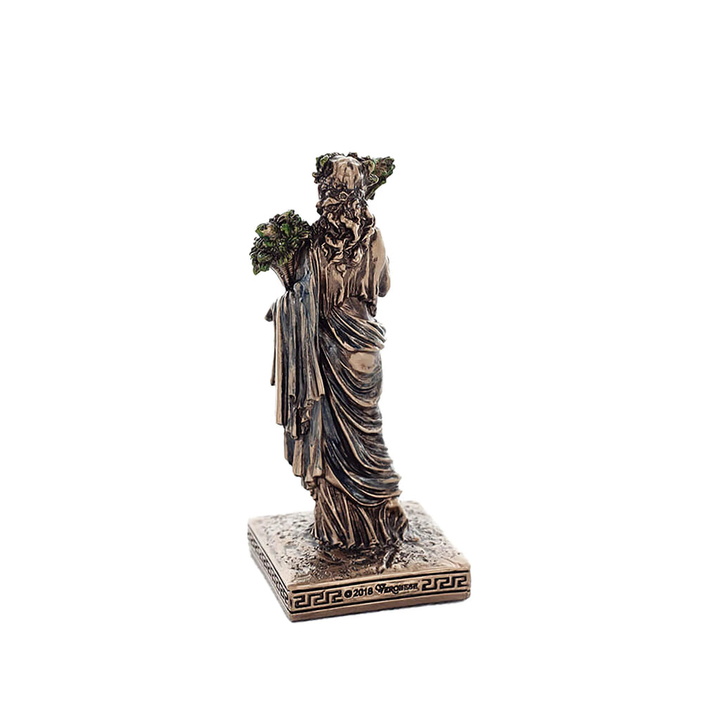 Demeter — Bronze-Finish Statue – 9 cm – view 3