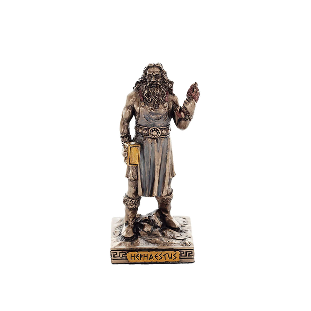 Hephaestus – Bronze-Finish Statue – 9 cm – view 1
