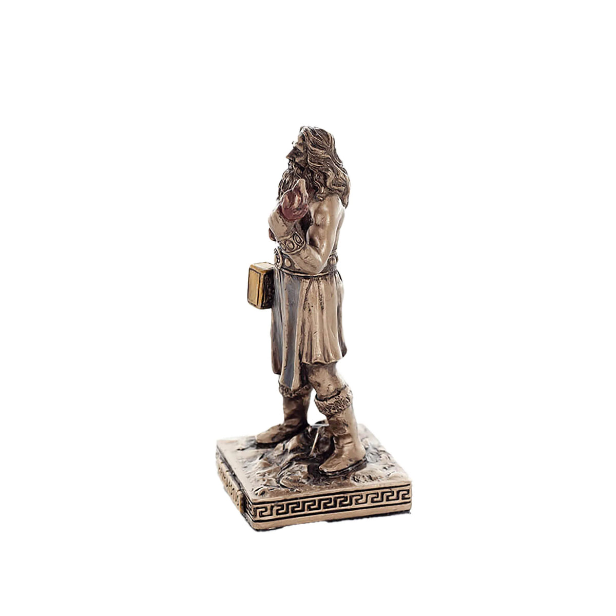 Hephaestus – Bronze-Finish Statue – 9 cm – view 2
