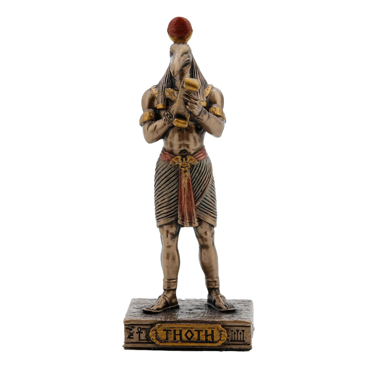 Thoth – Egyptian God – Bronze-Finish Statue – 8.5 cm – view 1