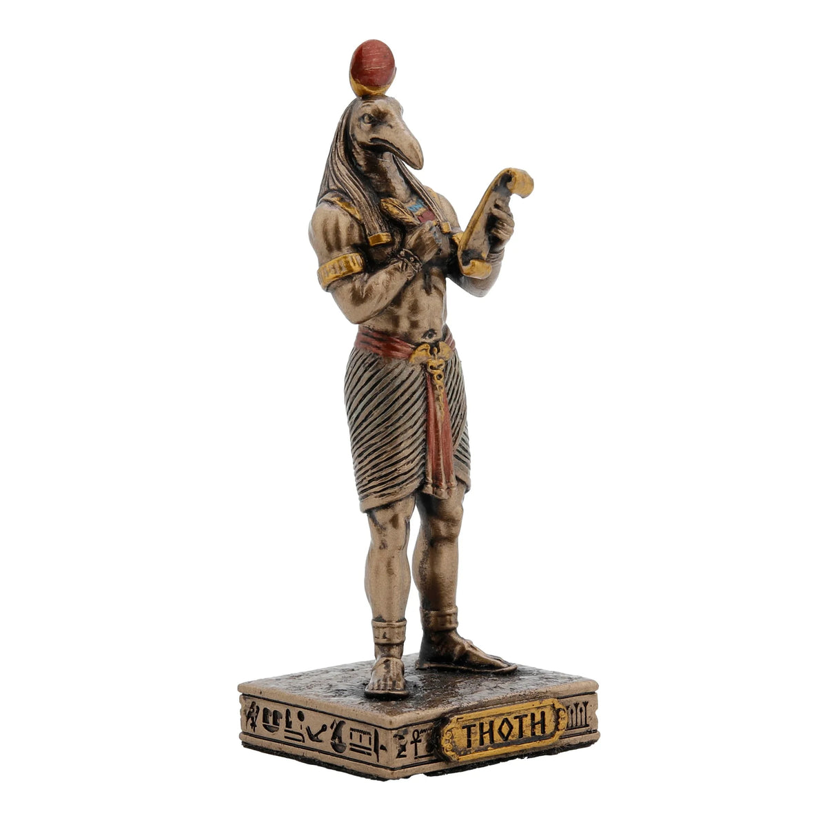 Thoth – Egyptian God – Bronze-Finish Statue – 8.5 cm – view 2