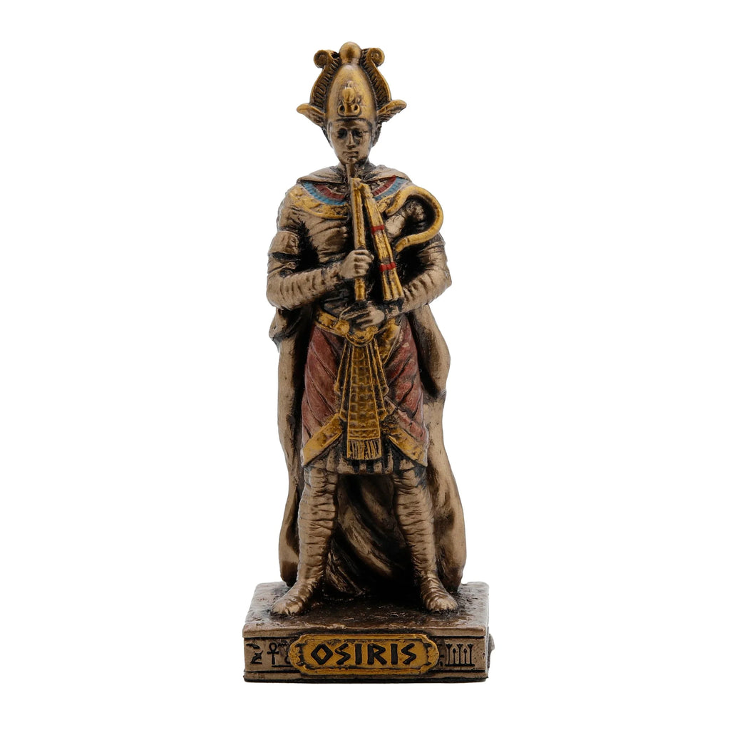 Osiris — Egyptian God — Bronze-Finish Statue, 8.5 cm – view 1