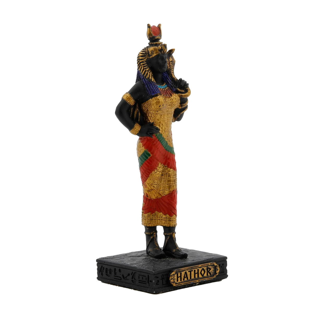 Hathor – Egyptian Goddess – Resin Statue – 8.5 cm – view 2