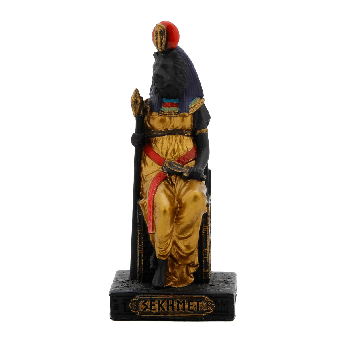 Sekhmet — Egyptian Goddess — Black Statue, 8.5 cm – view 1