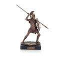Spartan Warrior – Bronze-Finish Resin Statue – 12.5 cm – view 1