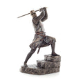 Knight Templar — Crusader — Bronze-Finish Statue – 30 cm – view 1