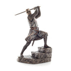Knight Templar — Crusader — Bronze-Finish Statue – 30 cm – view 1