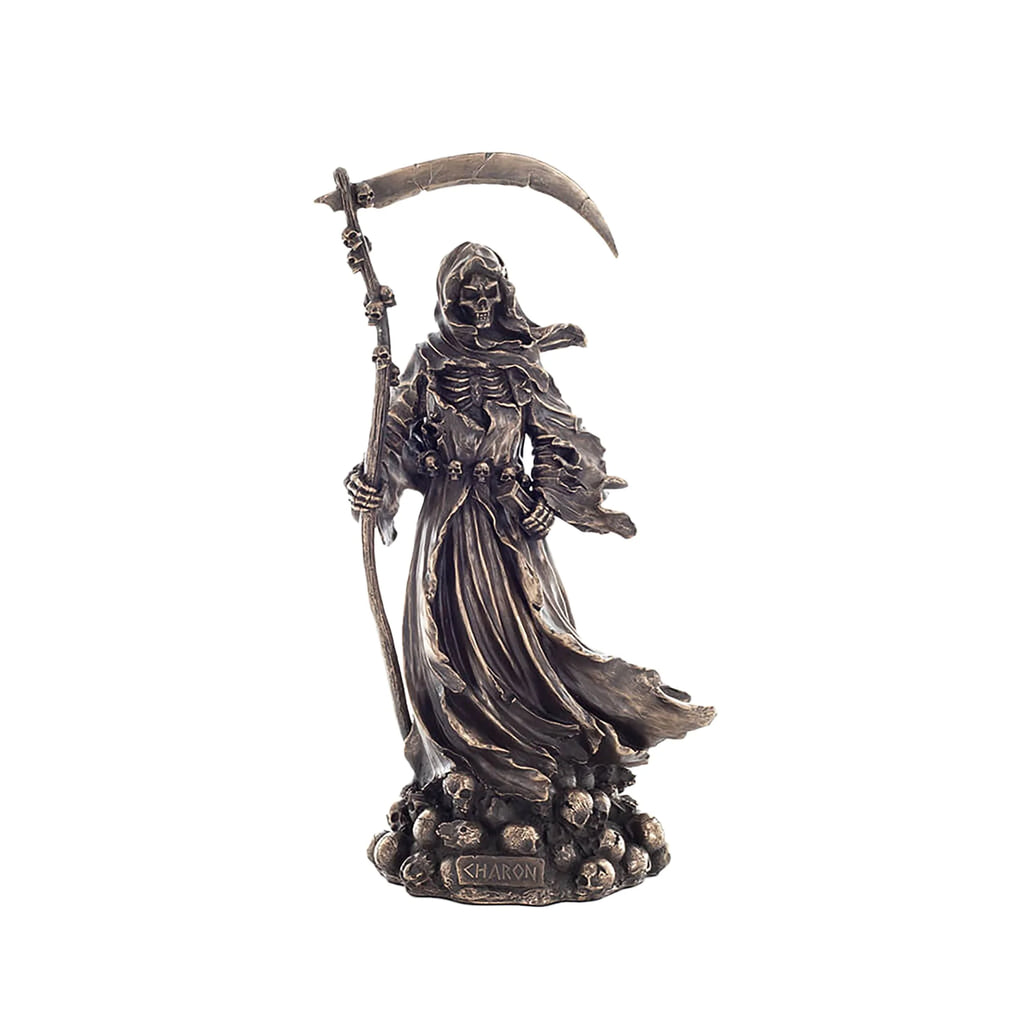 Charon – The Ferryman – Bronze-Finish Statue – 31 cm – view 1