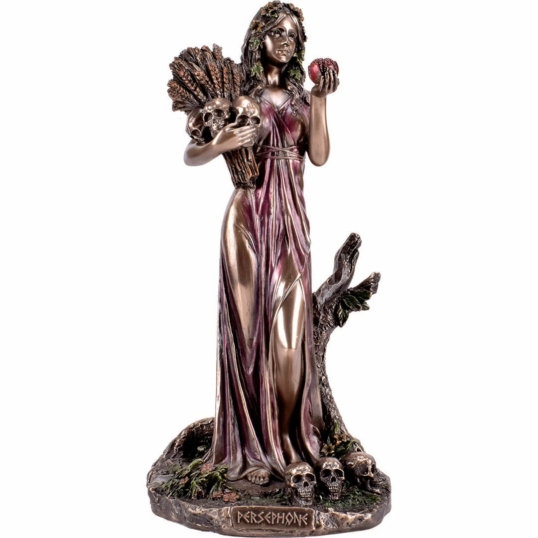 Persephone — Queen of the Underworld — Bronze-Finish Statue – 26 cm – view 1