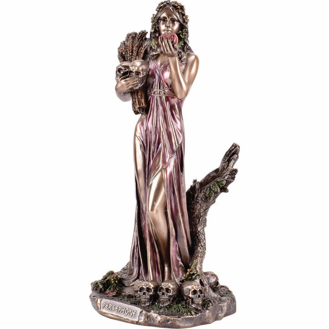 Persephone — Queen of the Underworld — Bronze-Finish Statue – 26 cm – view 2