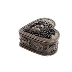 Heart-Shaped Medusa Bronze-Finish Jewellery Box – 11.5 × 9 cm – view 2