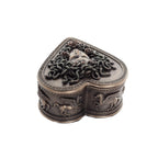Heart-Shaped Medusa Bronze-Finish Jewellery Box – 11.5 × 9 cm – view 3