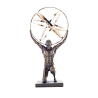 Atlas, Greek Mythology – Bronze-Finish Resin Statue – 20.5 cm – view 1