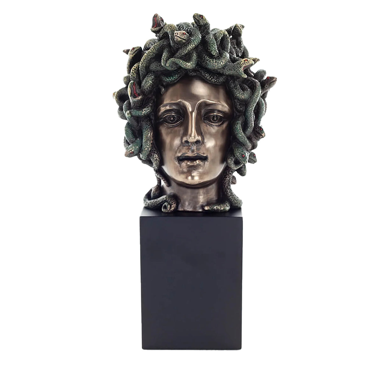Medusa Bust — Bronze Finish Bust, 21 cm – view 1