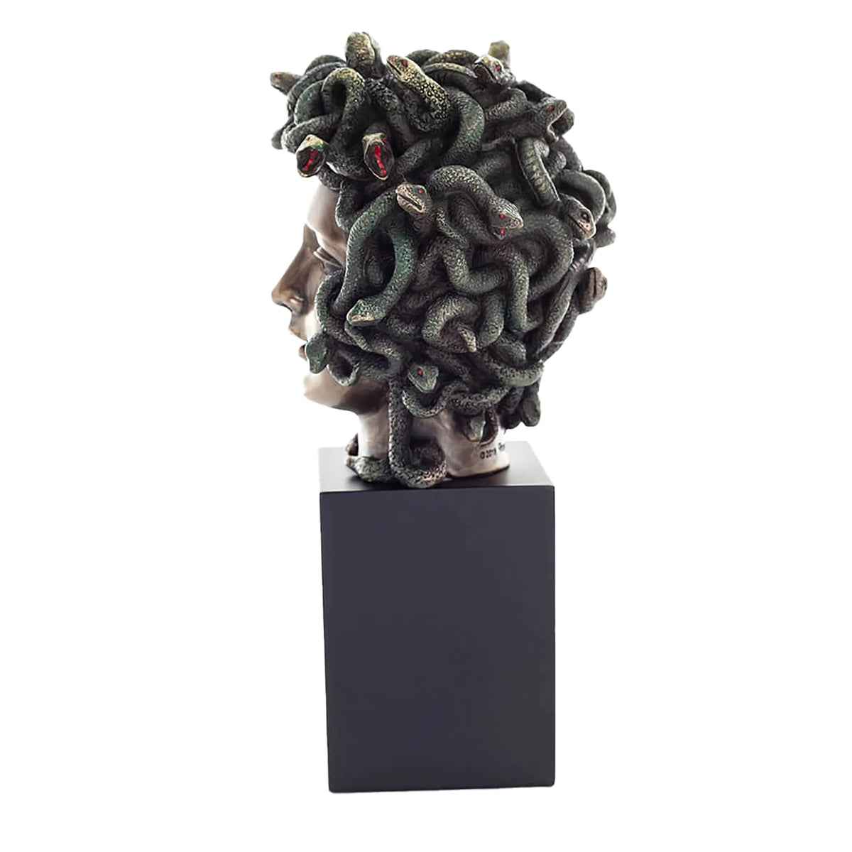 Medusa Bust — Bronze Finish Bust, 21 cm – view 2