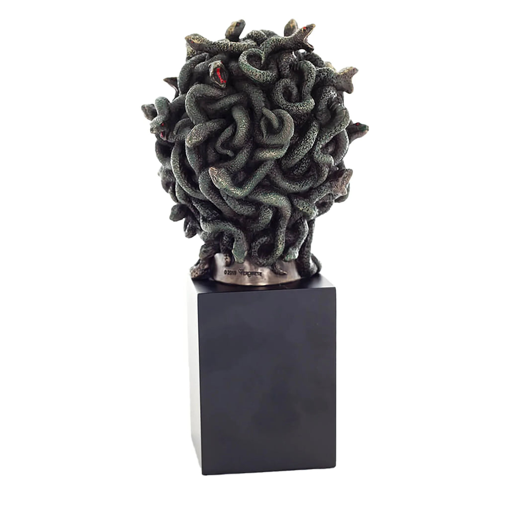 Medusa Bust — Bronze Finish Bust, 21 cm – view 3