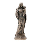 Virgin Mary with the Christ Child — Bronze-Finish Statue – 29 cm – view 2