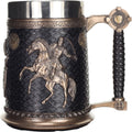 Medieval Knight Bronze-Finish Decorative Mug – 17 × 14 cm – view 1