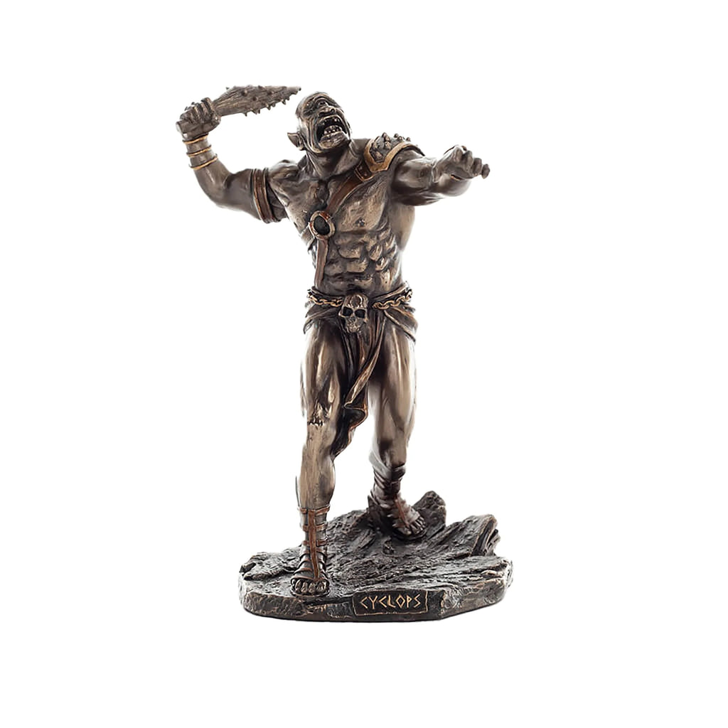 Cyclops — Greek Mythology — Bronze Finish Statue, 21 cm – view 1