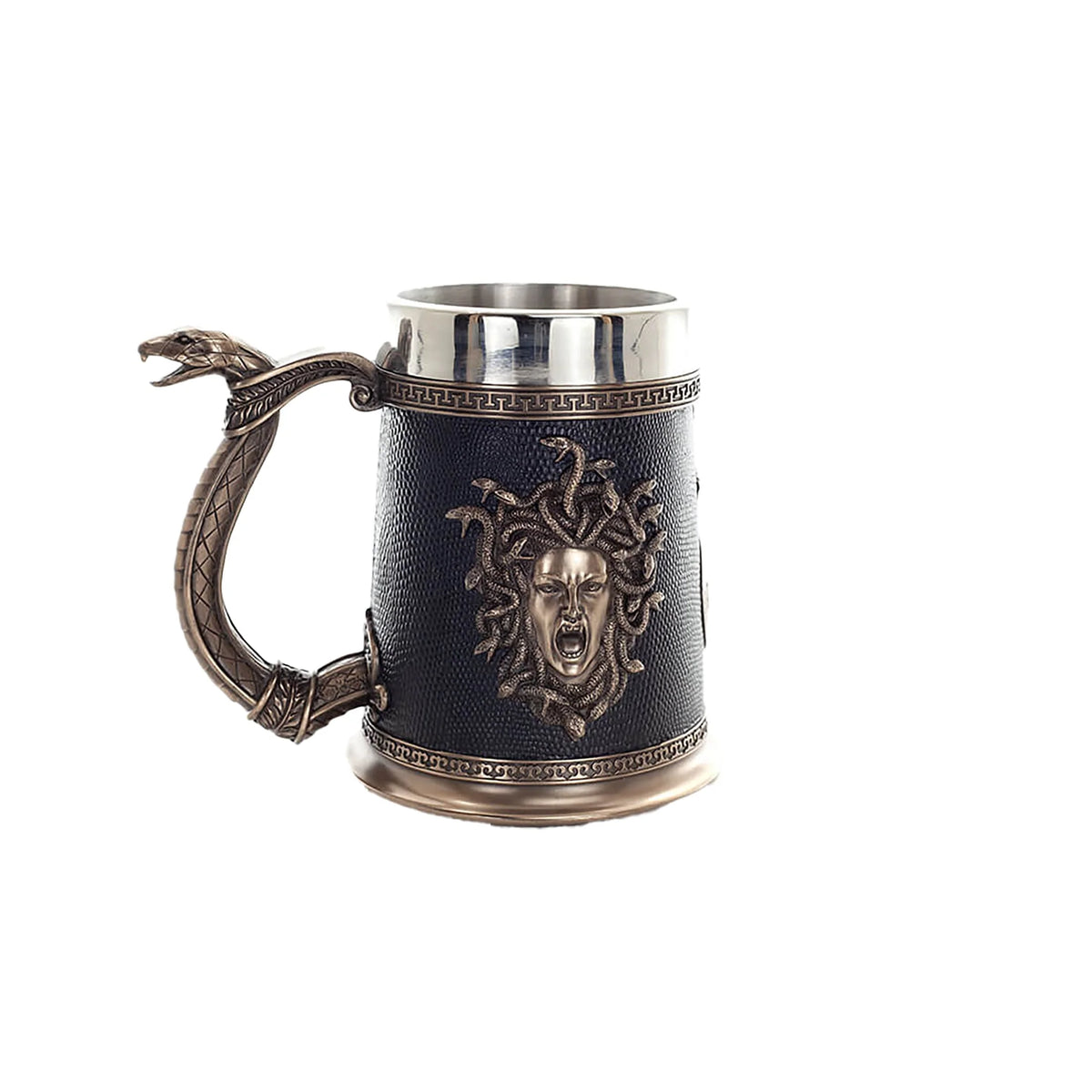 Medusa Bronze-Finish Decorative Mug – 17.7 × 14.5 cm – view 3