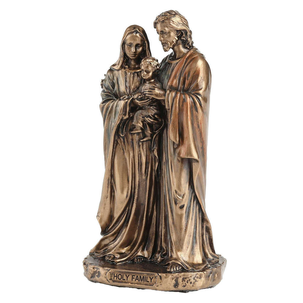 The Holy Family – Bronze-Finish Statue – 8.5 cm – view 3
