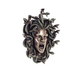 Medusa Head — Bronze-Finish Statue, 22 cm – view 2