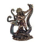 Heracles and the Lernaean Hydra – Bronze-Finish Resin Statue – 31.5 cm – view 1