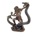Heracles and the Lernaean Hydra – Bronze-Finish Resin Statue – 31.5 cm – view 2