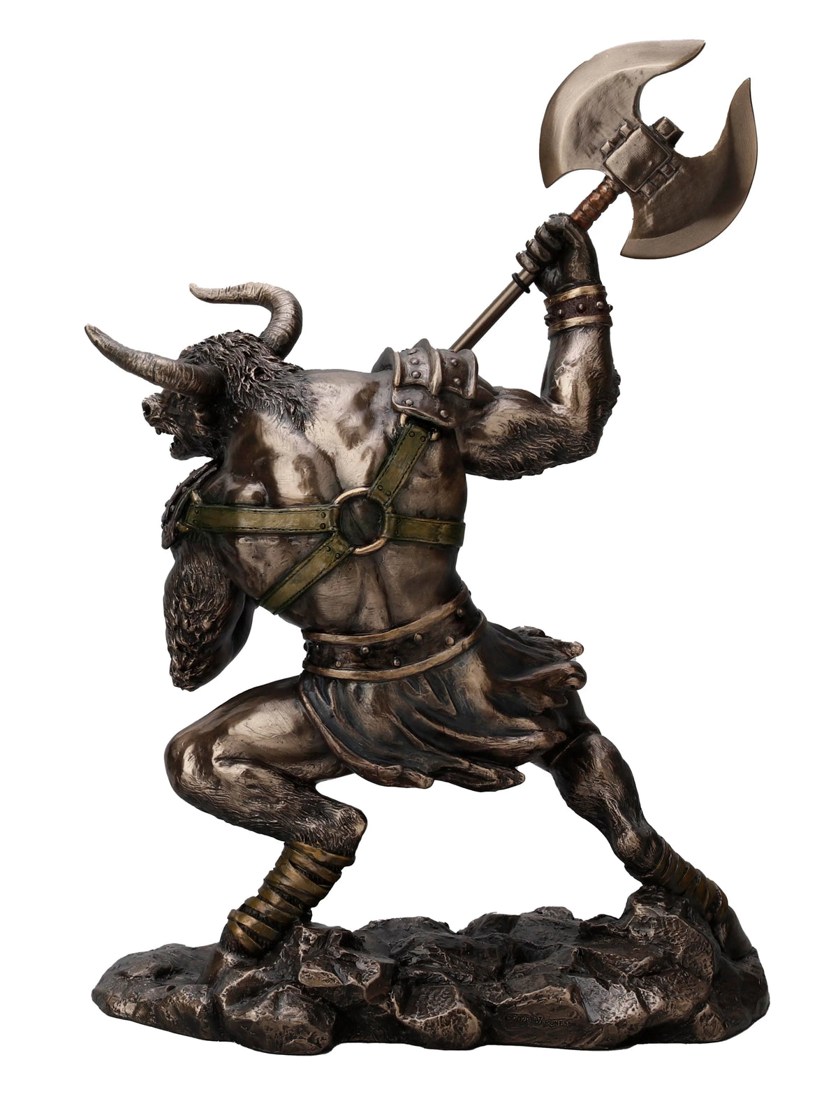 Minotaur — The Creature of the Labyrinth — Bronze Finish Statue, 35 cm – view 2