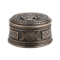 Round Hecate Trinket Box — Bronze Finish Trinket Box, 9.5 cm – view 1