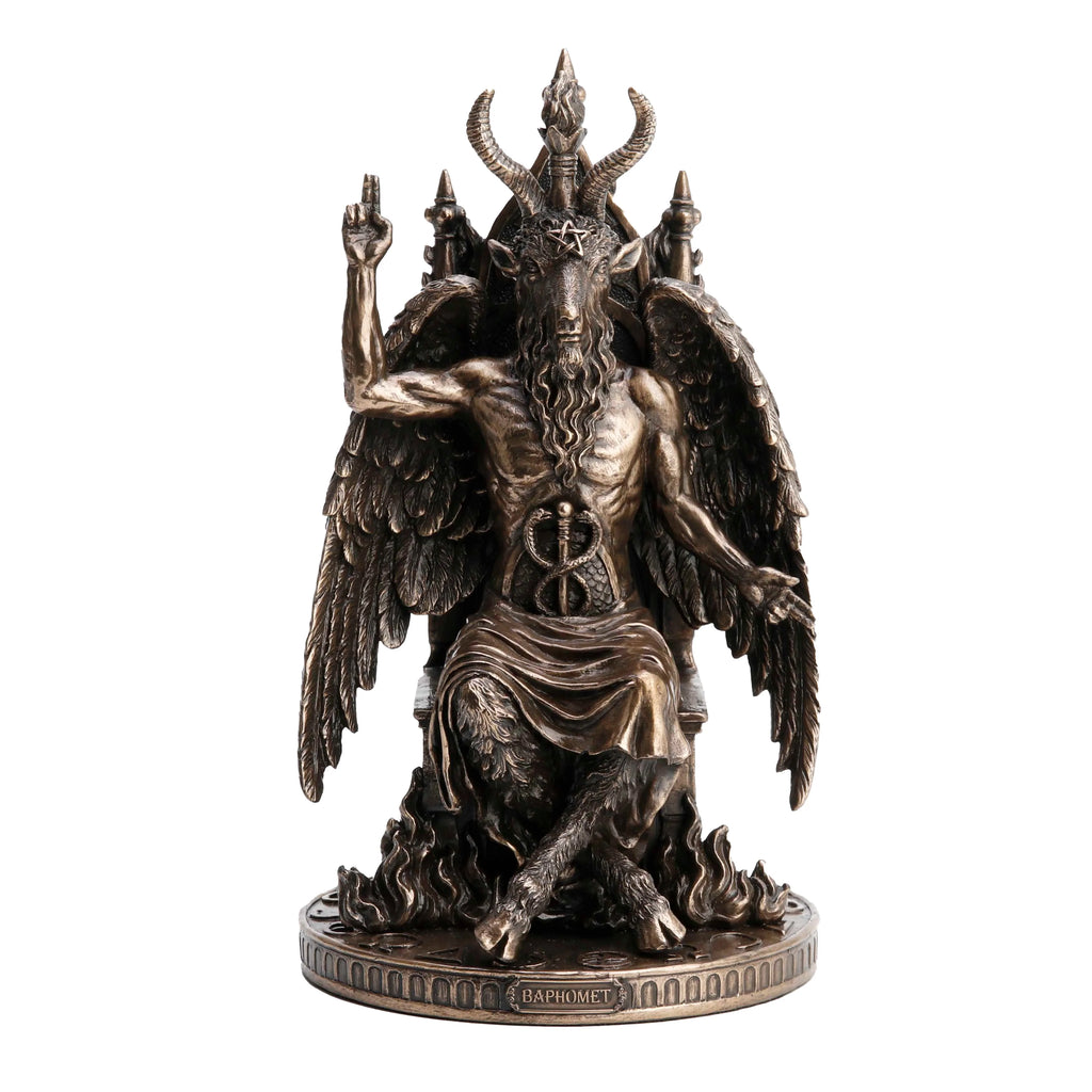 Baphomet — Bronze-Finish Statue – 24 cm – view 1