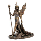 Aine — Fairy with a Swan — Bronze Finish Statue, 23 cm – view 2