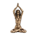 Gaia – Spirit of the Earth in Lotus Position – Bronze-Finish Statue – 8.5 cm – view 1