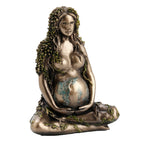 Gaia, Mother Earth in Lotus Pose – Bronze-Finish Resin Statue – 6.5 cm – view 2