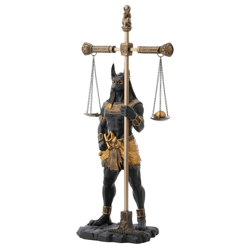 Anubis with Scales — Black Statue, 33 cm – view 2