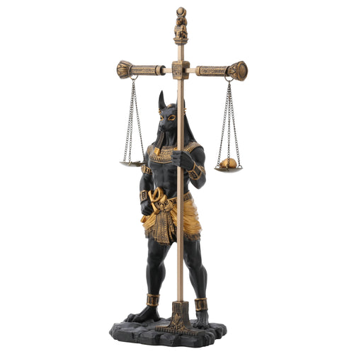 Anubis with Scales — Black Statue, 33 cm – view 2