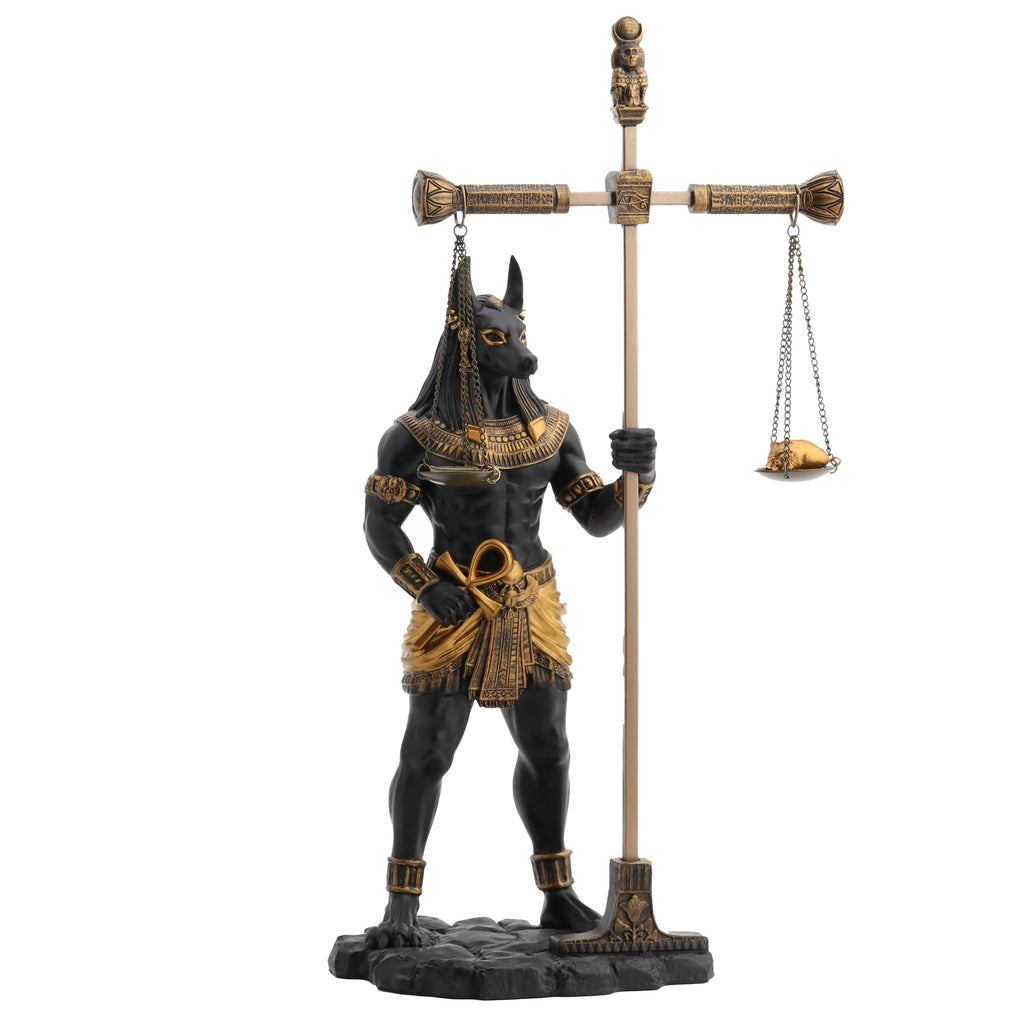 Anubis with Scales — Black Statue, 33 cm – view 3