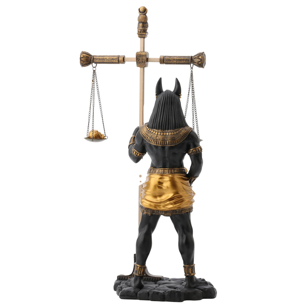Anubis with Scales — Black Statue, 33 cm – view 4